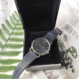 Emporio Armani Kappa Quartz Blue Dial Blue Leather Strap Watch For Women - AR11012 Authentic Buy Shop Now
