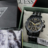 Guess Chronograph Multifunction Blue Dial Blue Steel Strap Watch For Women - W0330L6 Authentic Buy Shop Now