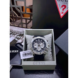 Guess Trophy Multifunction Black Dial Black Rubber Strap Watch for Men - GW0333G1 Authentic Buy Shop Now