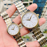 Tissot T Classic Carson Quartz White Dial Two Tone Steel Strap Watch for Men - T085.410.22.011.00 Authentic Buy Shop Now