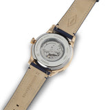 Fossil Townsman Automatic White Dial Navy Blue Leather Strap Watch for Men - ME3171 Authentic Buy Shop Now