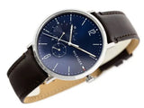 Tommy Hilfiger Cooper Blue Dial Brown Leather Strap Watch for Men - 1791508 Authentic Buy Shop Now