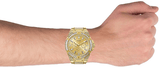Guess Zeus Diamonds Gold Dial Gold Steel Strap Watch for Men - GW0209G2 Authentic Buy Shop Now