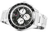Tommy Hilfiger Luke Quartz Black Dial Silver Steel Strap Watch for Men - 1791120 Authentic Buy Shop Now