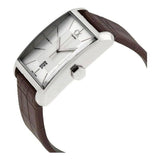 Calvin Klein Window Silver Dial Brown Leather Strap Watch for Women - K2M23126 Authentic Buy Shop Now