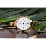 Calvin Klein Lively White Dial Rose Gold Steel Strap Watch for Women - K4U23626 Authentic Buy Shop Now