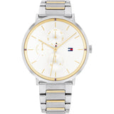 Tommy Hilfiger Blake Silver Dial Two Tone Steel Strap Watch for Women - 1781908 Authentic Buy Shop Now