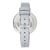 Calvin Klein Chic Silver Dial White Leather Strap Watch for Women - K7N23UP8 Authentic Buy Shop Now