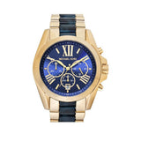 Michael Kors Bradshaw Navy Blue Dial Two Tone Steel Strap Watch for Women - MK6268 Authentic Buy Shop Now