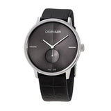 Calvin Klein Accent Black Dial Black Leather Strap Watch for Men - K2Y211C3 Authentic Buy Shop Now
