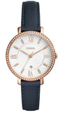 Fossil Jacqueline White Dial Blue Leather Strap Watch for Women - ES4291 Authentic Buy Shop Now