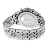 Hugo Boss Aeroliner Chronograph Quartz White Dial Silver Steel Strap Watch For Men - HB1512445 Authentic Buy Shop Now