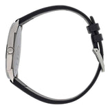 Calvin Klein Minimal Silver Dial Black Leather Strap Watch for Men - K3M211CY Authentic Buy Shop Now