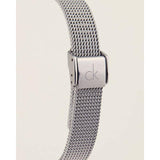 Calvin Klein Minimal Grey Dial Silver Mesh Bracelet Watch for Women - K3M231Y3 Authentic Buy Shop Now