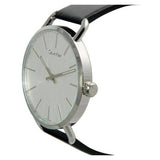 Calvin Klein Even White Dial Black Leather Strap Watch for Women - K7B211C6 Authentic Buy Shop Now