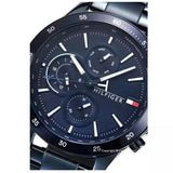 Tommy Hilfiger Bank Quartz Blue Dial Blue Steel Strap Watch for Men - 1791720 Authentic Buy Shop Now