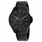 Tommy Hilfiger Shawn Quartz Black Dial Black Steel Strap Watch for Men - 1791611 Authentic Buy Shop Now