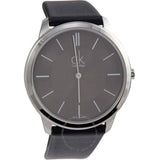 Calvin Klein Minimal Black Dial Black Leather Strap Watch for Men - K3M211C4 Authentic Buy Shop Now