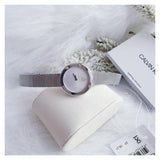 Calvin Klein Firm White Dial Silver Mesh Bracelet Watch for Women - K3N23126 Authentic Buy Shop Now