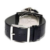 Calvin Klein Grey Dial Black Leather Strap Watch for Women - K2Y2Y1CU Authentic Buy Shop Now