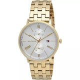 Tommy Hilfiger Jenna Quartz White Dial Gold Steel Strap Watch for Women - 1782069 Authentic Buy Shop Now
