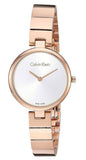Calvin Klein Authentic White Dial Rose Gold Steel Strap Watch for Women - K8G23646 Authentic Buy Shop Now