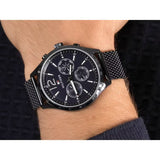 Tommy Hilfiger Gavin Chronograph Blue Dial Blue Mesh Bracelet Watch for Men - 1791471 Authentic Buy Shop Now