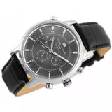 Tommy Hilfiger Harrison Chronograph Black Dial Black Leather Strap Watch for Men - 1790875 Authentic Buy Shop Now