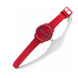 Tommy Hilfiger Denim Red Dial Red Rubber Strap Watch for Men - 1791557 Authentic Buy Shop Now