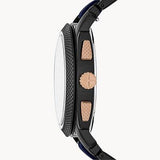 Fossil Machine Chronograph Black Dial Two Tone Steel Strap Watch for Men - FS5164 Authentic Buy Shop Now