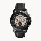Fossil Grant Sport Automatic Skeleton Black Dial Black Leather Strap Watch for Men - ME3138 Authentic Buy Shop Now