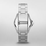 Fossil Cecile Chronograph Silver Dial Silver Steel Strap Watch for Women - AM4481 Authentic Buy Shop Now