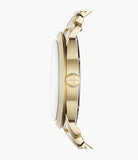 Fossil Machine Gold Dial Gold Steel Strap Watch for Men - FS5264 Authentic Buy Shop Now