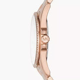 Michael Kors Whitney Quartz White Dial Rose Gold Steel Strap Watch For Women - MK6694 Authentic Buy Shop Now