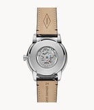 Fossil Townsman Skeleton Black Dial Black Leather Strap Watch for Men - ME3153 Authentic Buy Shop Now