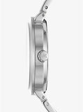 Michael Kors Garner Analog Silver Dial Silver Steel Strap Watch For Women - MK6407 Authentic Buy Shop Now
