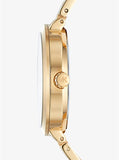 Michael Kors Garner Quartz Gold Dial Gold Steel Strap Watch For Women - MK6408 Authentic Buy Shop Now