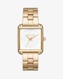 Michael Kors Lake Quartz White Dial Gold Steel Strap Watch For Women - MK3644 Authentic Buy Shop Now