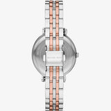 Michael Kors Cinthia Mother of Pearl Dial Two Tone Steel Strap Watch For Women - MK3831 Authentic Buy Shop Now