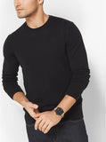 Michael Kors Slim Runway Black Dial Beige Leather Strap Watch For Men - MK8510 Authentic Buy Shop Now