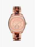 Michael Kors Bryn Rose Gold Dial Two Tone Steel Strap Watch For Women - MK6276 Authentic Buy Shop Now