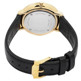 Movado Ultra Slim Black Dial Black Leather Strap Watch For Women - 0607091 Authentic Buy Shop Now