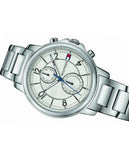 Tommy Hilfiger Claudia White Dial Silver Steel Strap Watch for Women - 1781819 Authentic Buy Shop Now