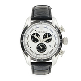 Versace V-Ray Quartz Silver Dial Black Leather Strap Watch for Men - VDB010014 Authentic Buy Shop Now