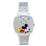 Gucci Grip Disney Mickey Mouse Silver Dial Silver Steel Strap Watch For Women - YA157418 Authentic Buy Shop Now