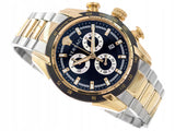 Versace V-Ray Chronograph Black Dial Two Tone Steel Strap Watch For Men - VE2I00421 Authentic Buy Shop Now