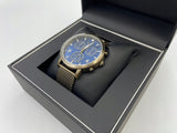 Hugo Boss Spirit Blue Dial Grey Mesh Bracelet Watch for Men - 1513693 Authentic Buy Shop Now