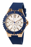Guess Overdrive White Dial Blue Rubber Strap Watch for Women - W0149L5 Authentic Buy Shop Now
