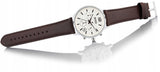 Hugo Boss Attitude White Dial Brown Leather Strap Watch for Men - 1513609 Authentic Buy Shop Now