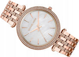 Michael Kors Darci Mother of Pearl Dial Rose Gold Steel Strap Watch for Women - MK3220 Authentic Buy Shop Now